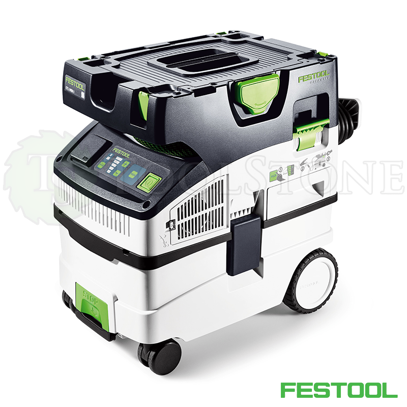Пылесос Festool CTL Midi I Cleantec 574832, гладкий шланг, объем 15 л, вес 11.3 кг