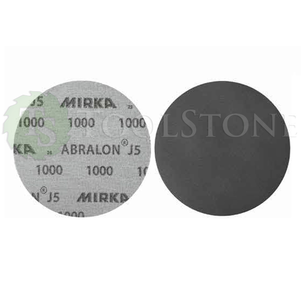 Финишный шлифовальный материал Mirka Abralon J5 Ø150мм на плотной основе из поролона 5мм, P4000, без отверстий, 20шт. (арт.8P031465)