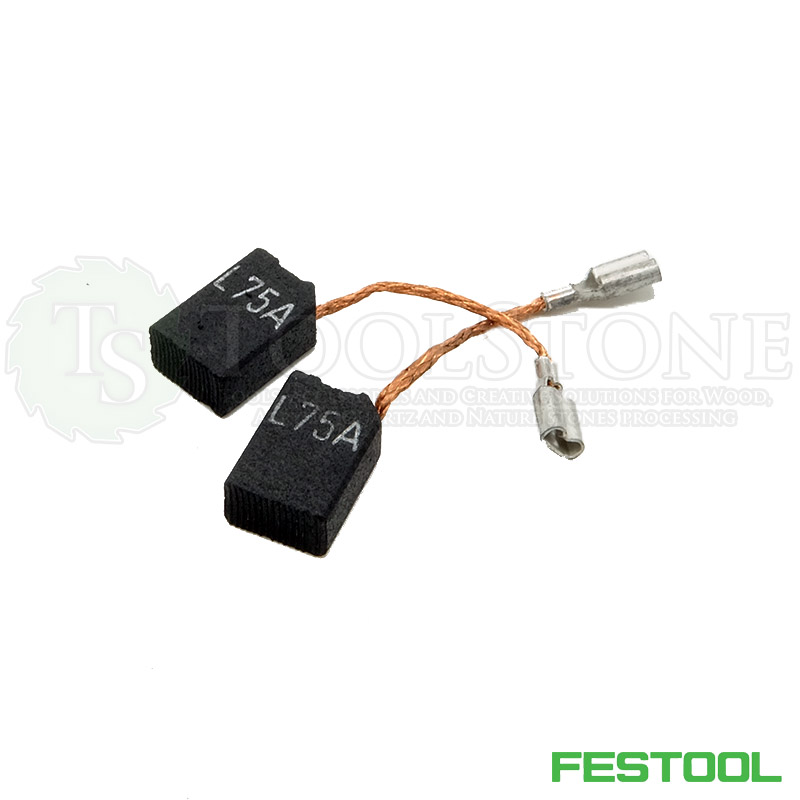 Угольные щетки Festool 230В 487878 для дельтавидной шлифмашинки Deltex DX93E, с автоматическим отключением, комплект 2 шт., оригинал