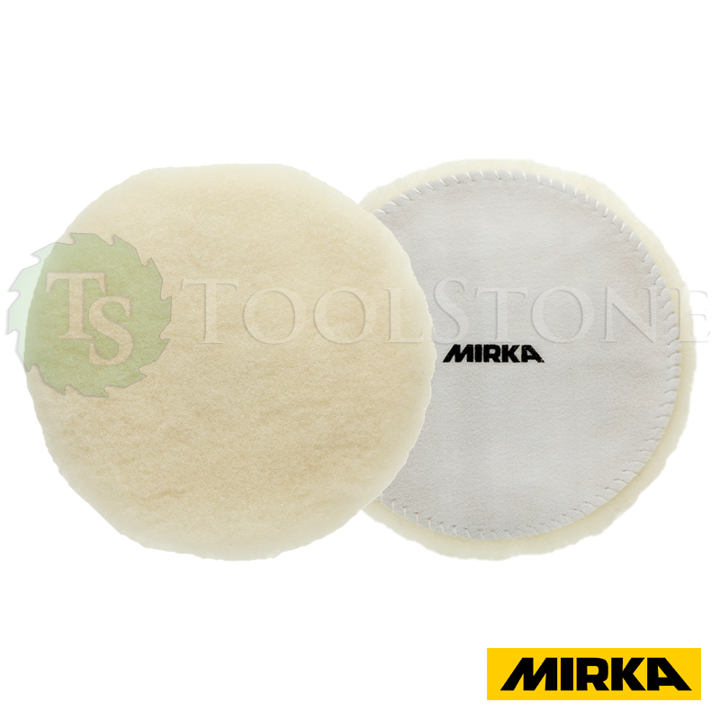 Полировальный круг Mirka 7990180111 из натуральной овчины Ø 180 мм, 2 шт.
