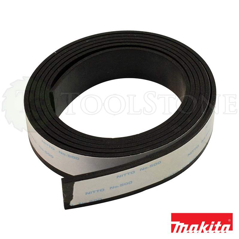 Сменная противоскольная лента Makita 1400 мм для шин-направляющих, жесткая резиновая самоклеящаяся, черная (арт.423359-2)
