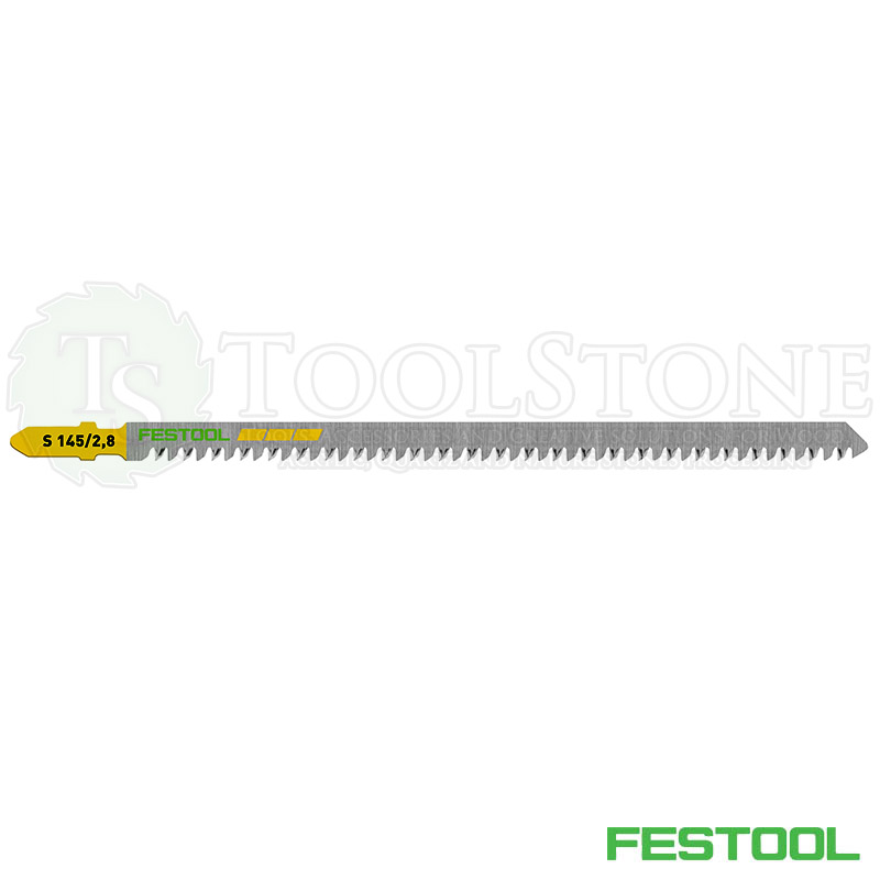 Пильное полотно Festool 204264 для лобзика, S 145/2,8/5, 5 шт., заточка "японский зуб", для древесины