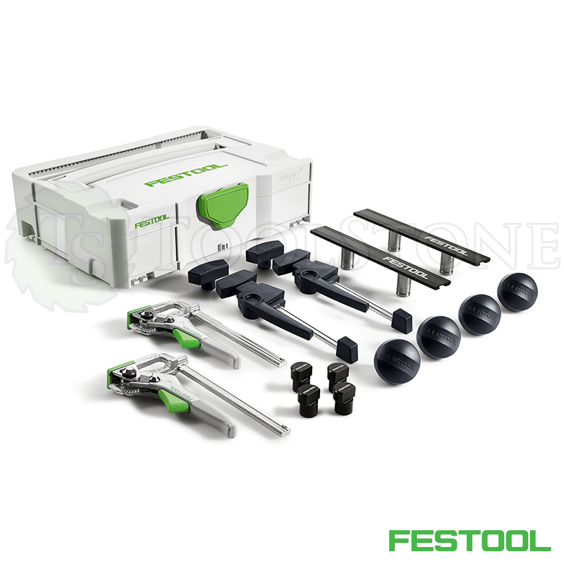 Комплект зажимов и струбцин Festool SYS-MFT Fixing-Set 201311 в систейнере, SYS-MFT-FX-Set для системы MFT