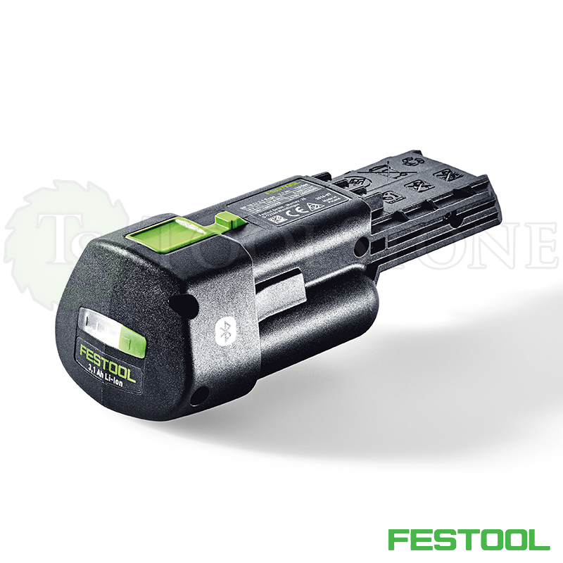Аккумулятор Festool 202497 BP 18 Li 3,1 Ergo-I, Bluetooth®, 18 В, емкость 3.1 А/ч, Li-Ion, 1 шт., для шлифмашинок Festool